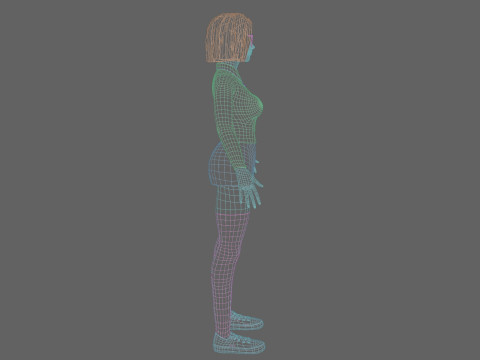 Pretty Young woman V29257 Model 3D