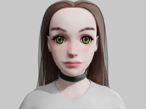 Standard Basic Woman V31282 Modello 3D