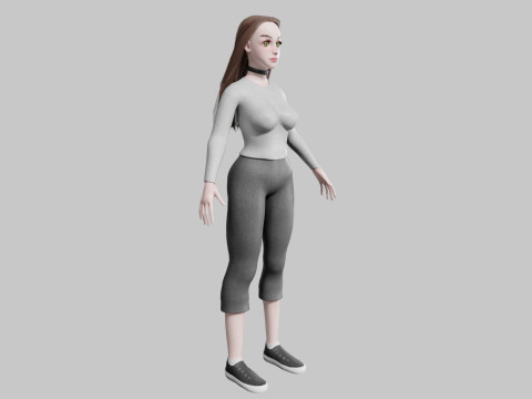Standard Basic Woman V31282 Modello 3D