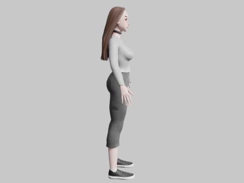 Standard Basic Woman V31282 Modello 3D