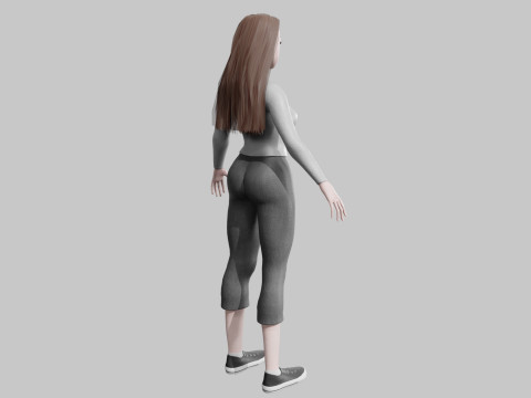 Standard Basic Woman V31282 Modello 3D
