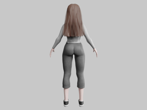 Standard Basic Woman V31282 Modello 3D