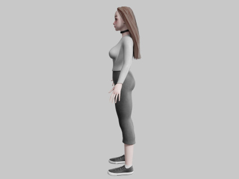 Standard Basic Woman V31282 Modello 3D
