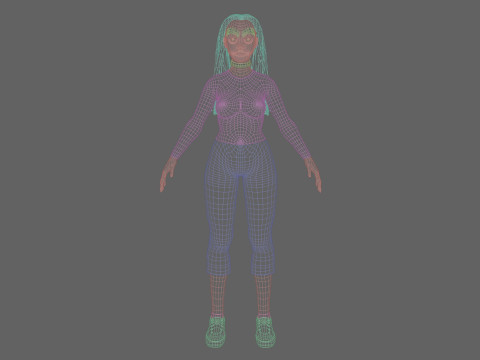 Standard Basic Woman V31282 Modello 3D