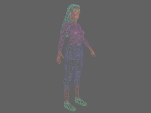 Standard Basic Woman V31282 Modello 3D