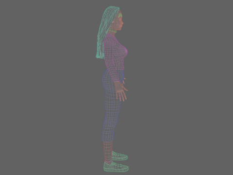Standard Basic Woman V31282 Modello 3D