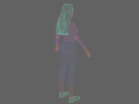 Standard Basic Woman V31282 Modello 3D