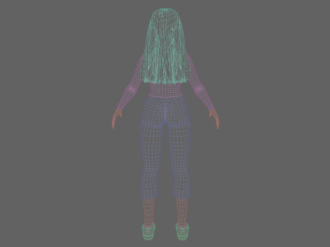 Standard Basic Woman V31282 Modello 3D