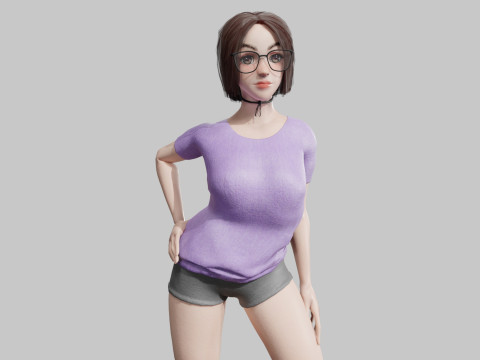 Standard Pretty woman V35408 3D-Modell