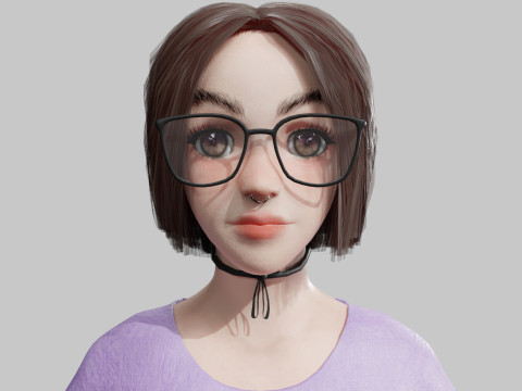 Standard Pretty woman V35408 3D Model