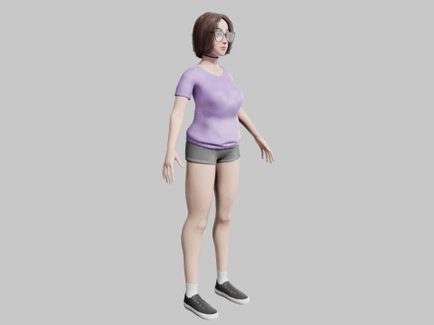 Standard Pretty woman V35408 3D Model