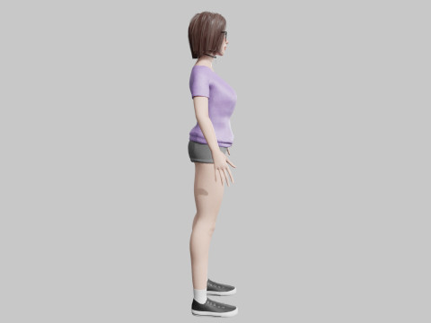 Standard Pretty woman V35408 3D Model