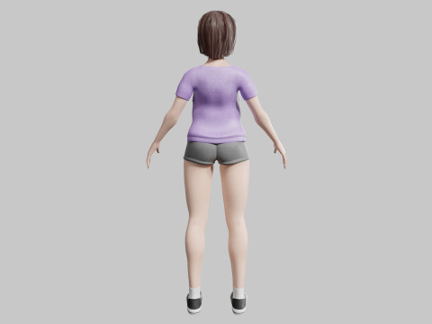 Standard Pretty woman V35408 3D Model
