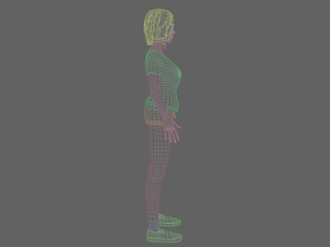 Standard Pretty woman V35408 3D Model