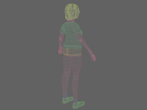 Standard Pretty woman V35408 3D Model
