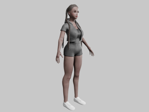 Stylized Pretty Woman V29716 Modelo 3D