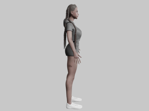 Stylized Pretty Woman V29716 Modelo 3D