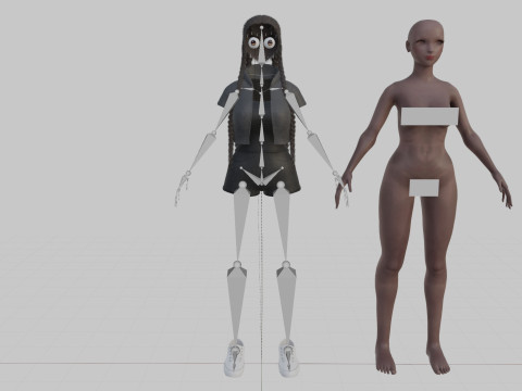 Stylized Pretty Woman V29716 Modelo 3D