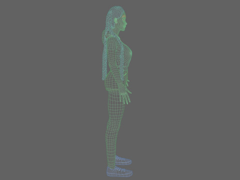 Stylized Pretty Woman V29716 Modelo 3D