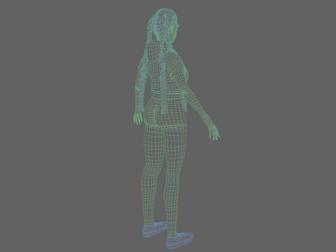 Stylized Pretty Woman V29716 Modelo 3D