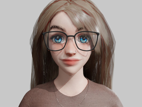 Sweet Pretty Woman V36300 Model 3D