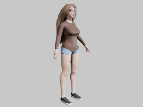 Sweet Pretty Woman V36300 Model 3D
