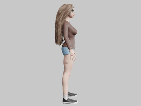 Sweet Pretty Woman V36300 Model 3D