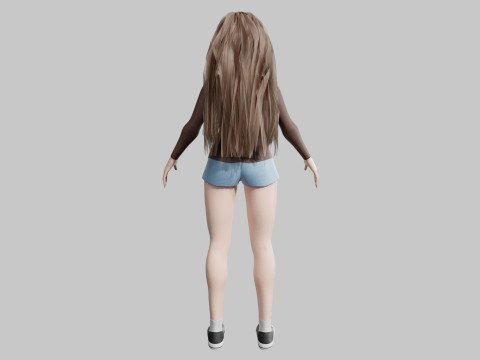 Sweet Pretty Woman V36300 Model 3D