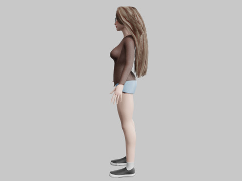 Sweet Pretty Woman V36300 Model 3D