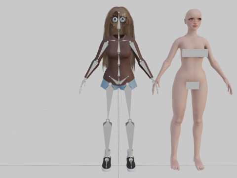 Sweet Pretty Woman V36300 Model 3D