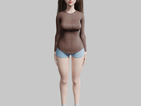 Sweet Pretty Woman V36300 Model 3D