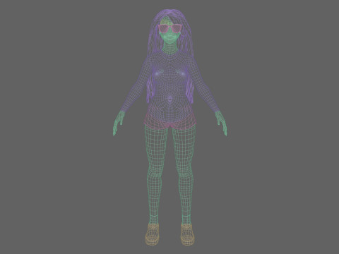 Sweet Pretty Woman V36300 Model 3D