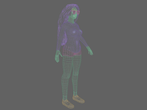 Sweet Pretty Woman V36300 Model 3D