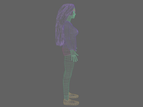 Sweet Pretty Woman V36300 Model 3D