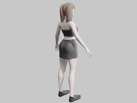 Basic Beautiful woman V22287 Modèle 3D