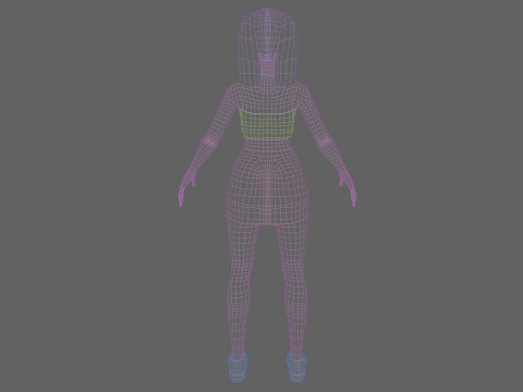Basic Beautiful woman V22287 Modèle 3D