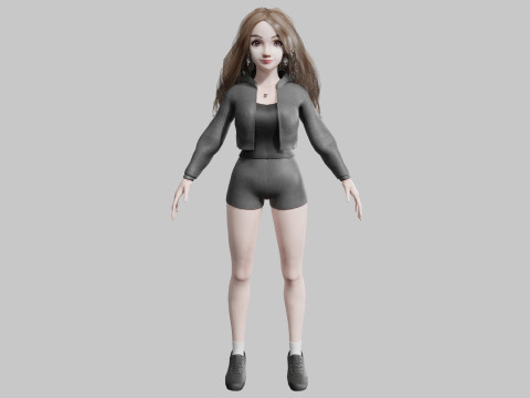 Basic classic woman V39454 3Dモデル