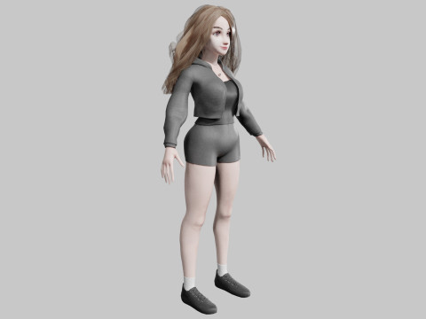 Basic classic woman V39454 3Dモデル