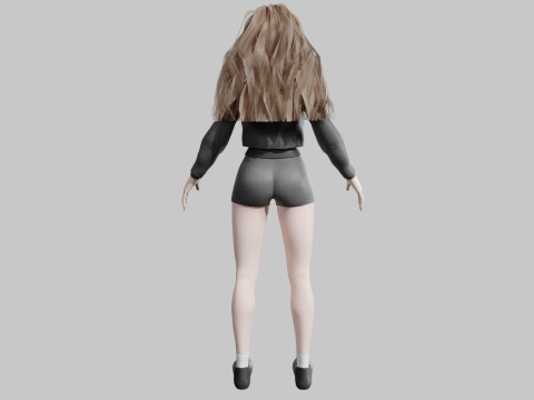 Basic classic woman V39454 3Dモデル