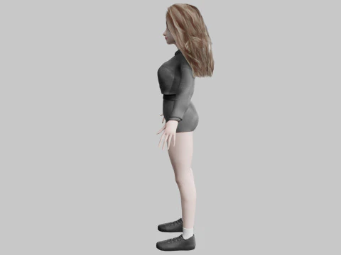 Basic classic woman V39454 3D Model