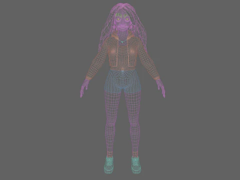 Basic classic woman V39454 3D Model