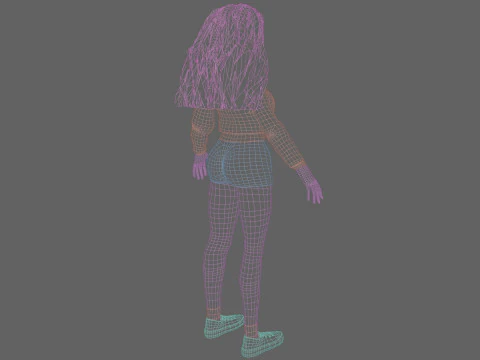 Basic classic woman V39454 3D Model
