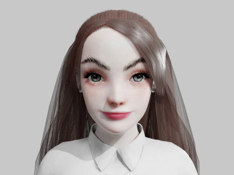 Basic Pretty Woman V34593 3D Model