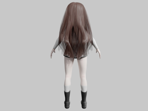 Basic Pretty Woman V34593 Modèle 3D