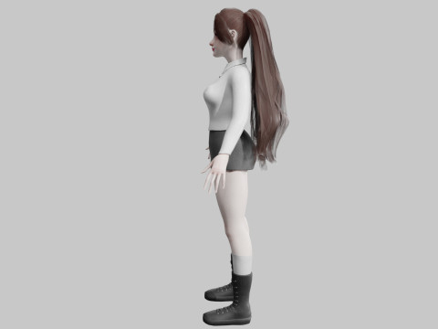 Basic Pretty Woman V34593 Modèle 3D