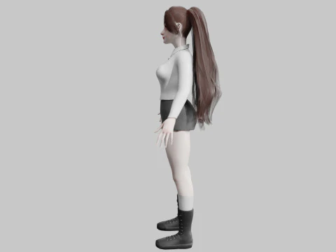 Basic Pretty Woman V34593 3D Model
