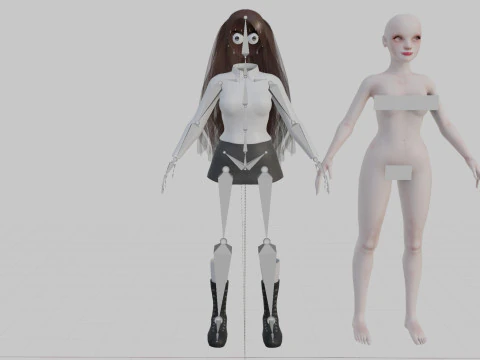 Basic Pretty Woman V34593 3D Model