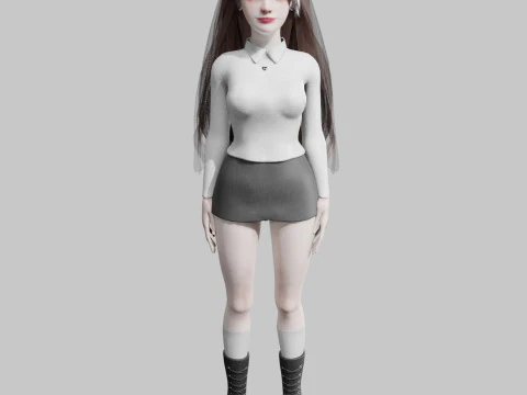 Basic Pretty Woman V34593 3D Model