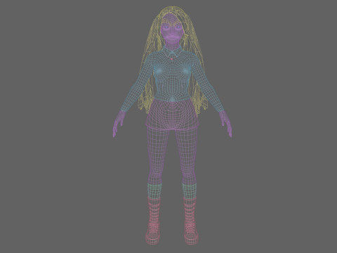 Basic Pretty Woman V34593 Modèle 3D