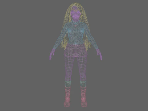 Basic Pretty Woman V34593 3D Model